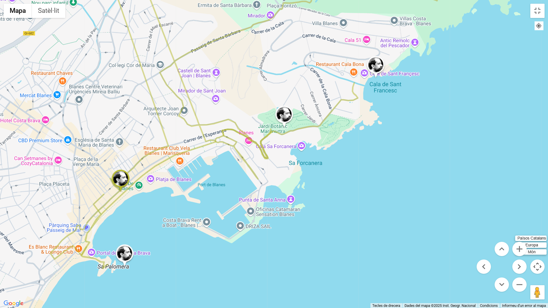 Joan Maragall a Blanes