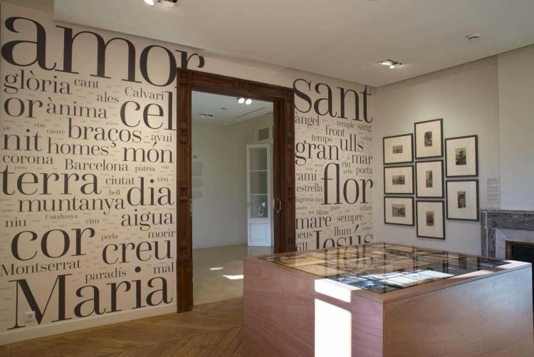 Interior del 1r pis de Vil·la Joana. Museu d'Història de Barcelona.