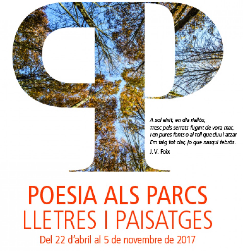 Poesia als Parcs de la Diputació de Barcelona