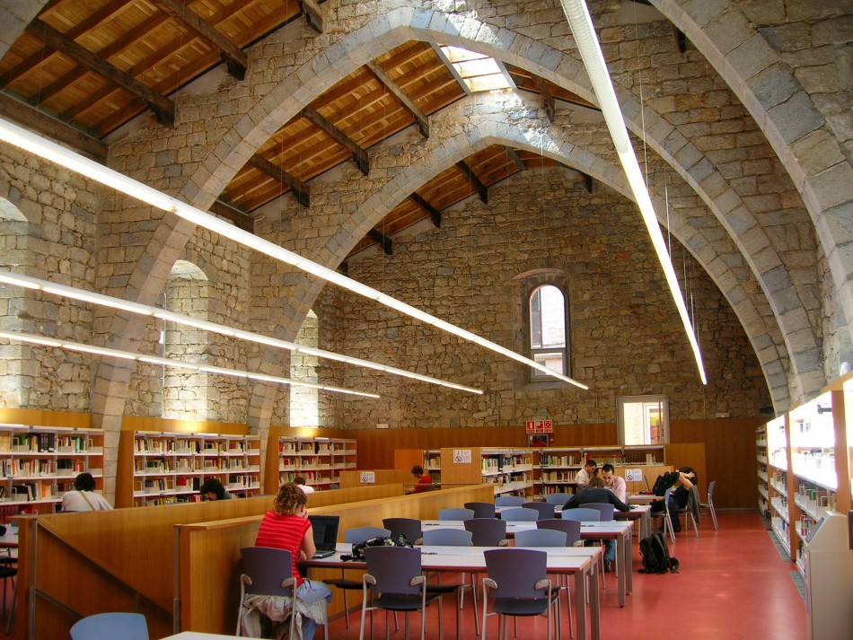 Sala Gòtica. Biblioteca Barri Vell de la Universitat de Giorna
